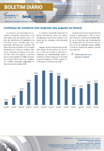 Boletim Diário | Fecomércio