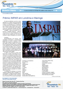 Boletim Diário | Fecomércio