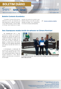 Boletim Diário | Fecomércio