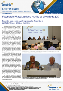 Boletim Diário | Fecomércio