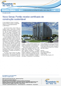 Boletim Diário | Fecomércio