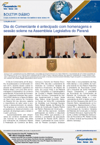 Boletim Diário | Fecomércio