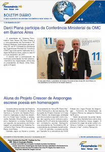 Boletim Diário | Fecomércio