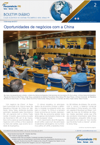 Boletim Diário | Fecomércio