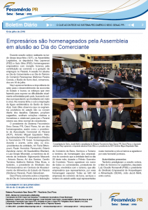 Boletim Diário | Fecomércio