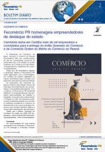 Boletim Diário | Fecomércio