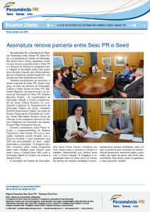 Boletim Diário | Fecomércio