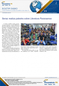 Boletim Diário | Fecomércio