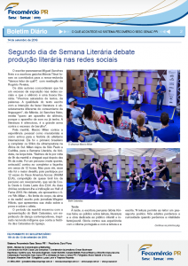 Boletim Diário | Fecomércio