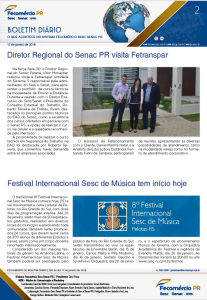 Boletim Diário | Fecomércio