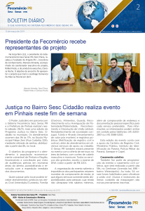 Boletim Diário | Fecomércio