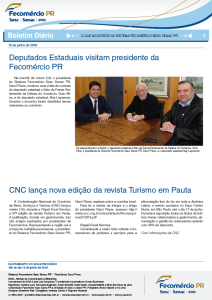 Boletim Diário | Fecomércio