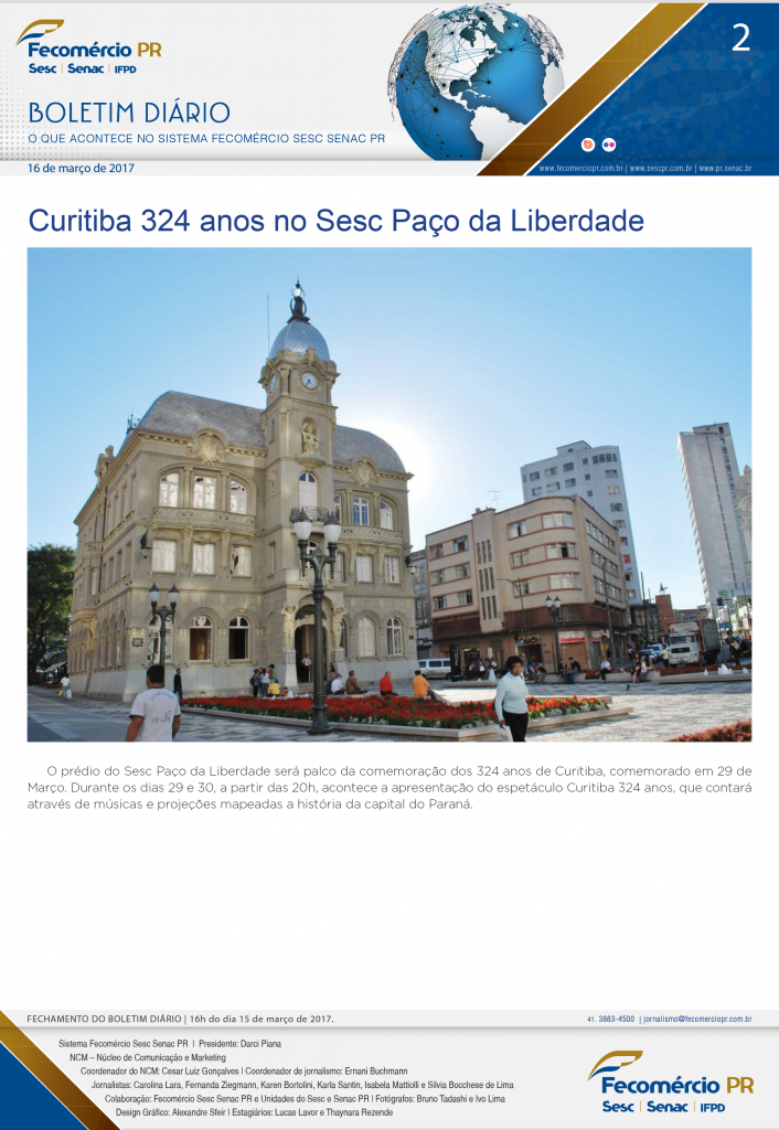 Boletim Diário | Fecomércio