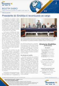 Boletim Diário | Fecomércio