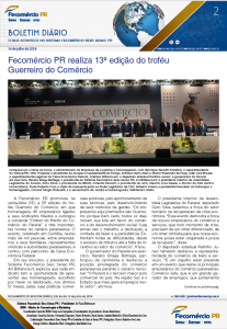 Boletim Diário | Fecomércio