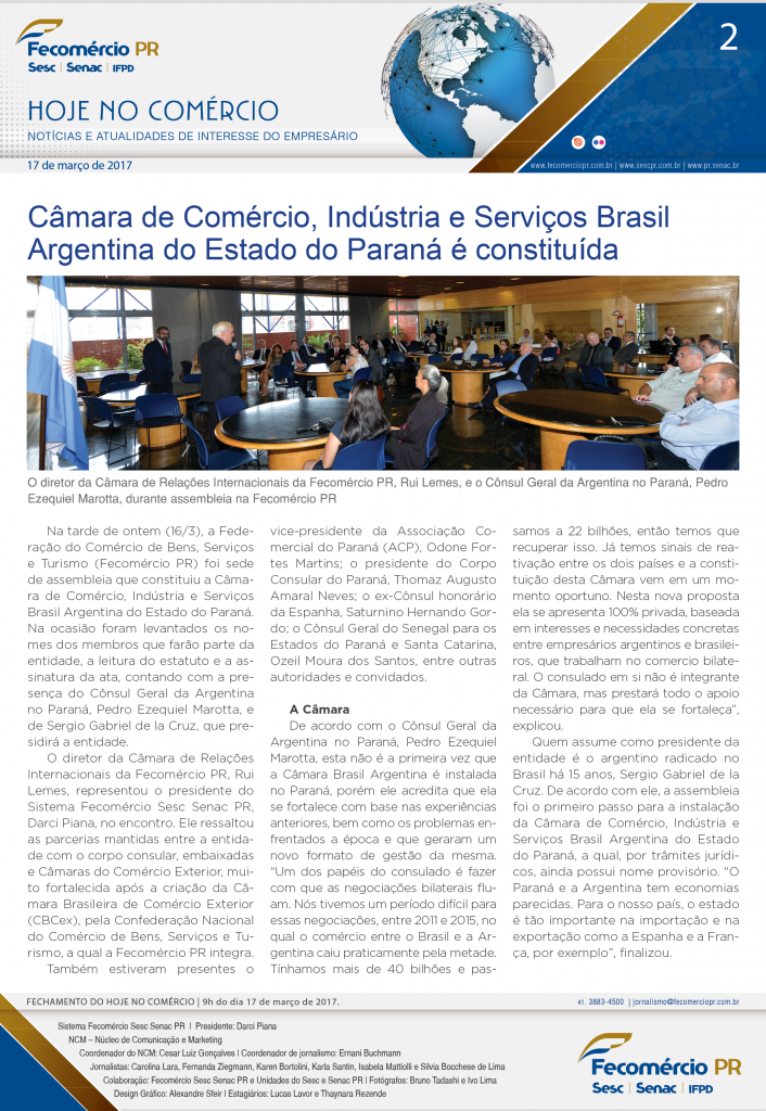 Boletim Diário | Fecomércio