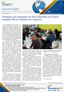 Boletim Diário | Fecomércio