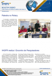 Boletim Diário | Fecomércio