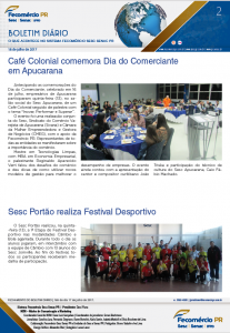 Boletim Diário | Fecomércio