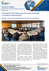 Boletim Diário | Fecomércio