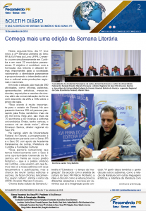 Boletim Diário | Fecomércio