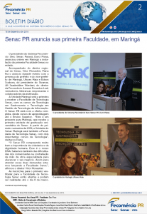 Boletim Diário | Fecomércio