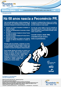 Boletim Diário | Fecomércio