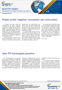 Boletim Diário | Fecomércio