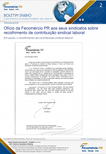 Boletim Diário | Fecomércio