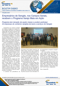 Boletim Diário | Fecomércio