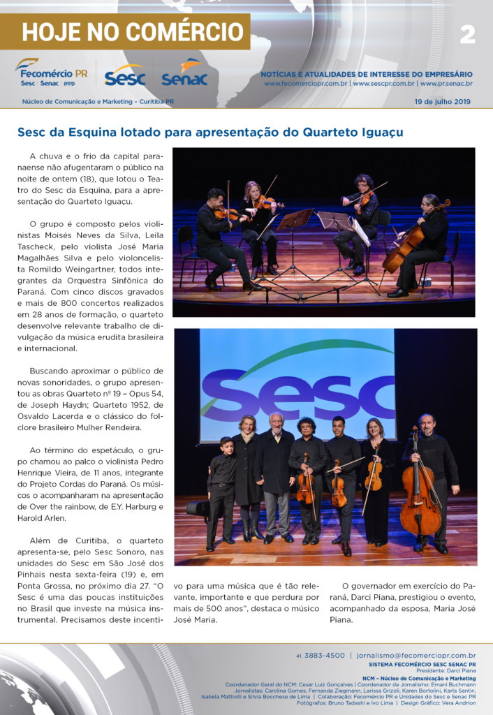 Boletim Diário | Fecomércio