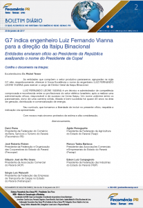 Boletim Diário | Fecomércio