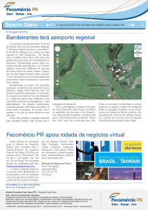 Boletim Diário | Fecomércio