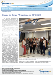 Boletim Diário | Fecomércio