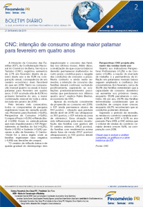 Boletim Diário | Fecomércio