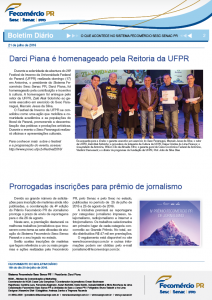 Boletim Diário | Fecomércio