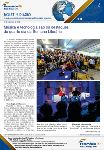 Boletim Diário | Fecomércio