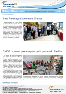 Boletim Diário | Fecomércio