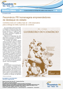 Boletim Diário | Fecomércio
