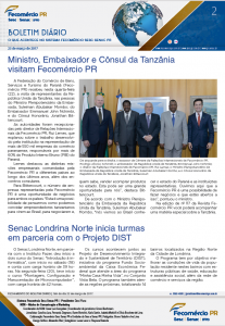 Boletim Diário | Fecomércio