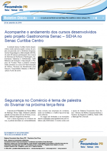 Boletim Diário | Fecomércio