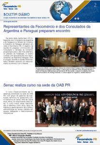 Boletim Diário | Fecomércio