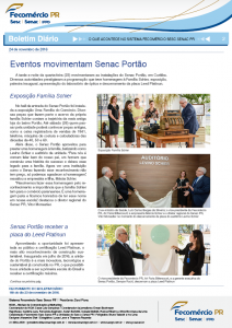 Boletim Diário | Fecomércio