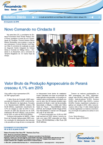 Boletim Diário | Fecomércio