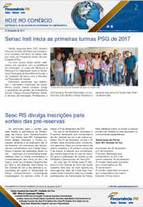 Boletim Diário | Fecomércio