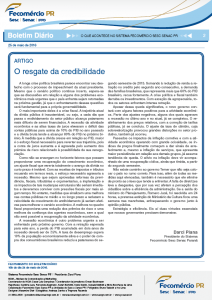 Boletim Diário | Fecomércio