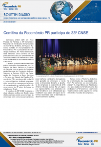 Boletim Diário | Fecomércio