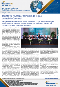 Boletim Diário | Fecomércio
