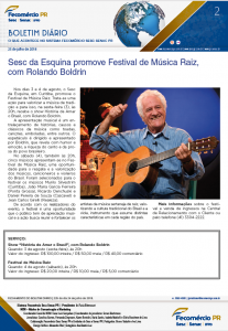 Boletim Diário | Fecomércio