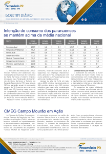 Boletim Diário | Fecomércio